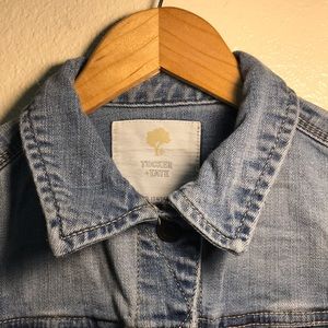 Cropped Blue Jean Jacket